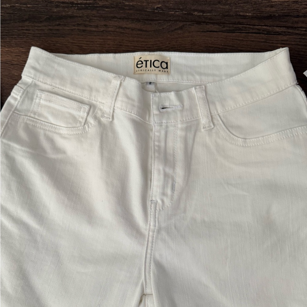 Etica Women's White Skinny Jeans
